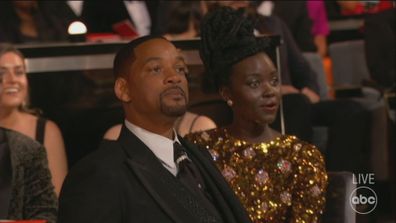 Will Smith shouts at Chris Rock at the Oscars 2022