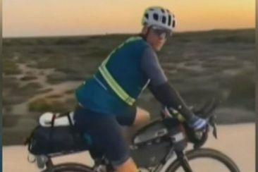 Family and friends of a South Australian cyclist who was killed after being hit by a truck have embarked on a poignant memorial ride to honour his memory. Chris Barker was competing in the Indian Pacific Wheel Ride from Perth to Sydney in March, when he was struck on the Nullarbor. 