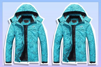 9PR: Women's Waterproof Ski Jacket Snowboarding Windbreaker Warm Winter Hooded Mountain Snow Coat