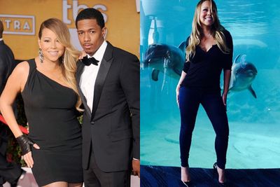 This year Mariah Carey left ex-husband Nick Cannon behind and went out on her own for the <i>Elusive Chanteuse</I> tour. <br/><br/>Looks like Mimi is having a blast!