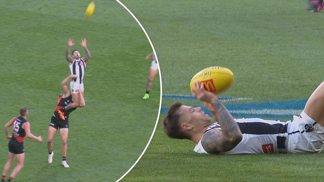 'A mark that we'll never forget': AFL world reacts to Pies star's 'spectacular' Anzac Day screamer 