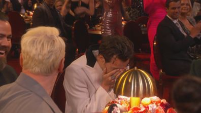 Harry Styles in shock after winning his Grammy at the Grammys 2023