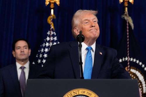 US President Donald Trump 