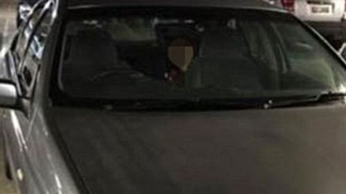 Parents outraged at sight of child locked in car during 35 degree day