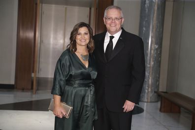 Jenny Morrison and Prime Minister Scott Morrison.