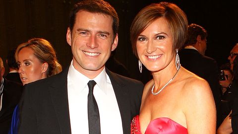 Karl Stefanovic and Cassandra Thorburn