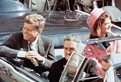 John and Jackie Kennedy in Dallas motorcade (Getty)