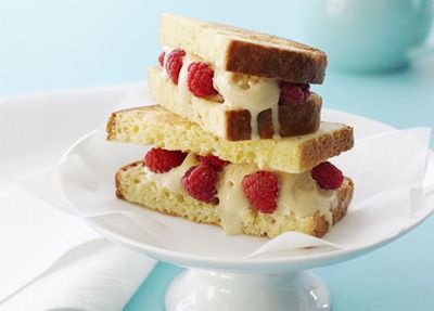 Recipe:&nbsp;<a href="http://kitchen.nine.com.au/2016/05/17/14/34/burnthoney-icecream-and-raspberry-brioche-sandwiches" target="_top" draggable="false">Burnt-honey ice-cream and raspberry brioche sandwiches</a>