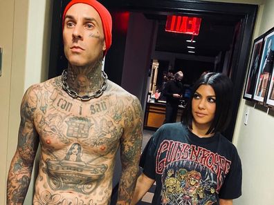 Kourtney Kardashian and Travis Barker. 