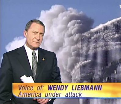 Steve Liebmann during the coverage of the September 11 attacks.