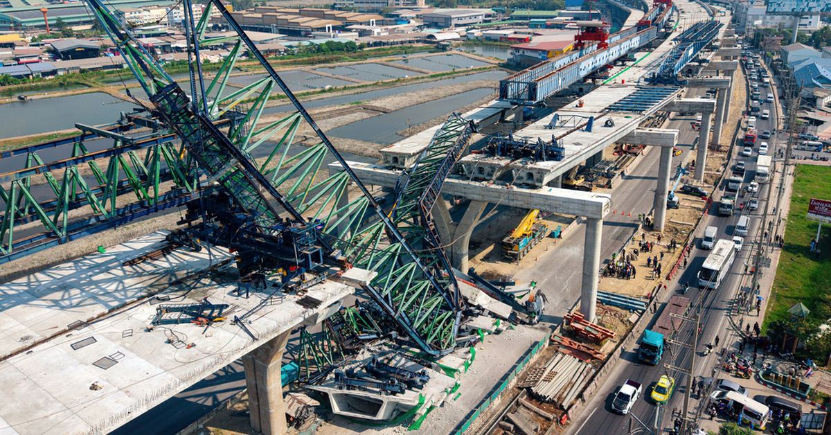 Thailand suffers another construction accident, day after rail tragedy killed 32