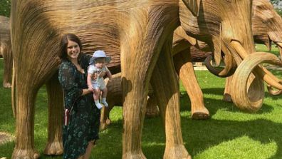 Princess Eugenie with son August new photo