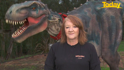 Lisa Ford, owner of Real Dinosaurs in Victoria, doesn't know if her business will survive the snap lockdown.