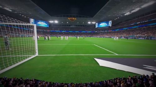 The VR tech promises a better view of sporting matches than television.