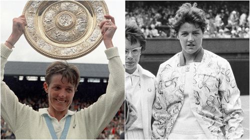 Ms Court amassed more major tennis titles than any other player in history. (AAP)