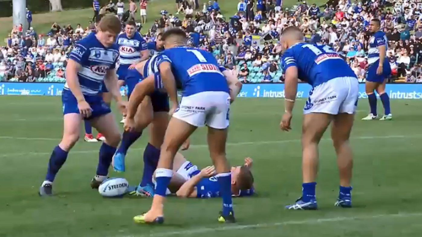 Canterbury Bulldogs hooker Zac Woolford comes up with 'magical' play in NSW Cup Grand Final