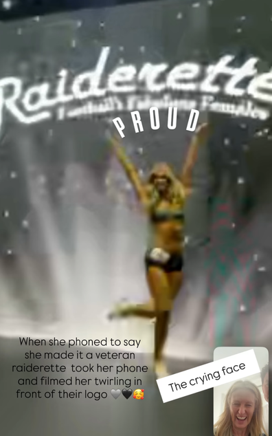 Indianna Carroll makes it into Raiderette Cheerleader squad