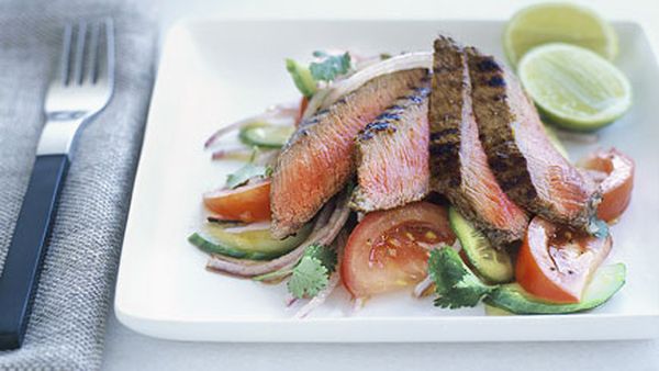 Goan masala lamb with kachumber salad