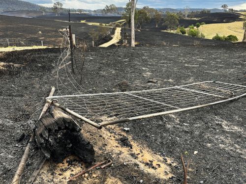 A family have been left "at breaking point" after their farm was devastated by a bushfire for the second time.Dairy farmers and parents of three Richelle and Bryon Jackson's property was wrecked  in the Black Summer bushfires of 2019-20.