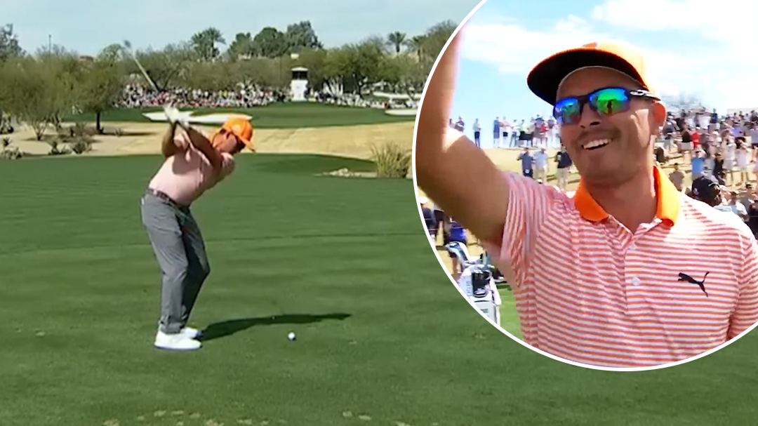 'Screaming at him': Resurgent star Rickie Fowler makes 'crazy' hole-in-one at Phoenix Open