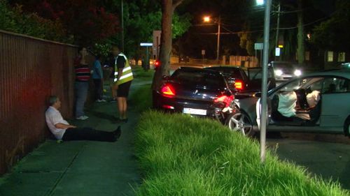 T-intersection in Croydon left one person injured. (9NEWS)