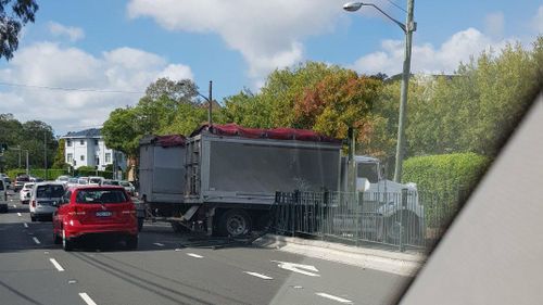 All northbound traffic has been closed and motorists heading southbound are facing significant delays as a result of the crash. Picture: Supplied.