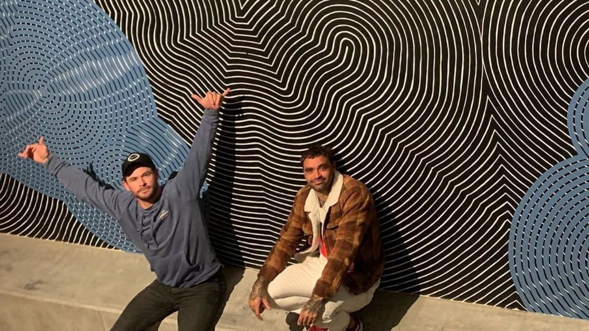 Otis Hope Carey on painting murals for Chris Hemsworth and Louis Vuitton