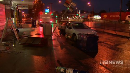 Local business owners were left to clean up the damage. (9NEWS)