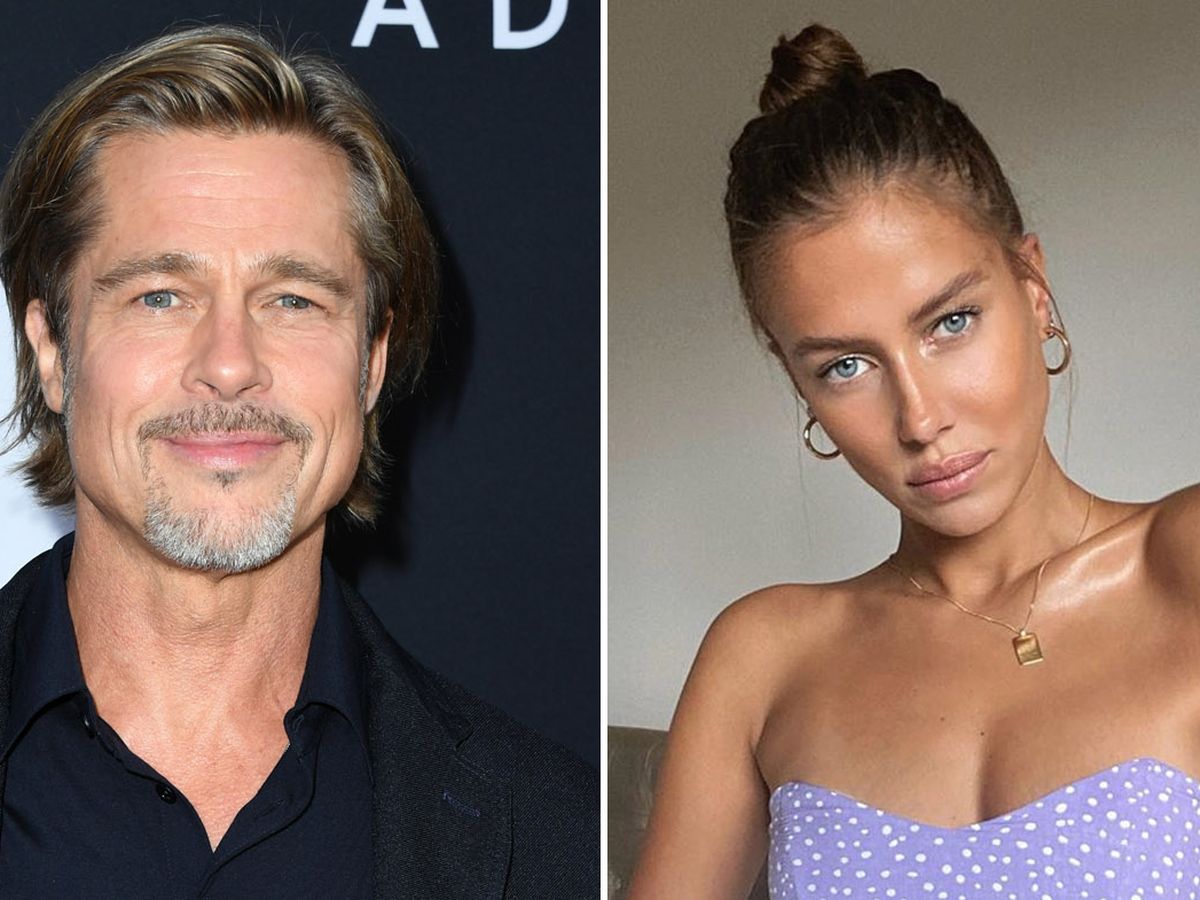 Brad Pitt Steps Out in France With German Model Nicole Poturalski