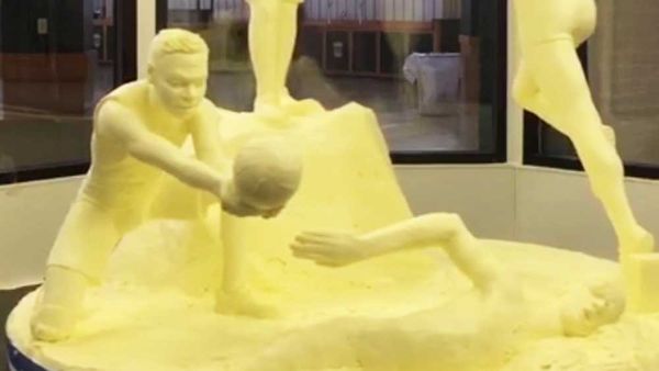 New York State Fair's 2016 annual butter sculpture