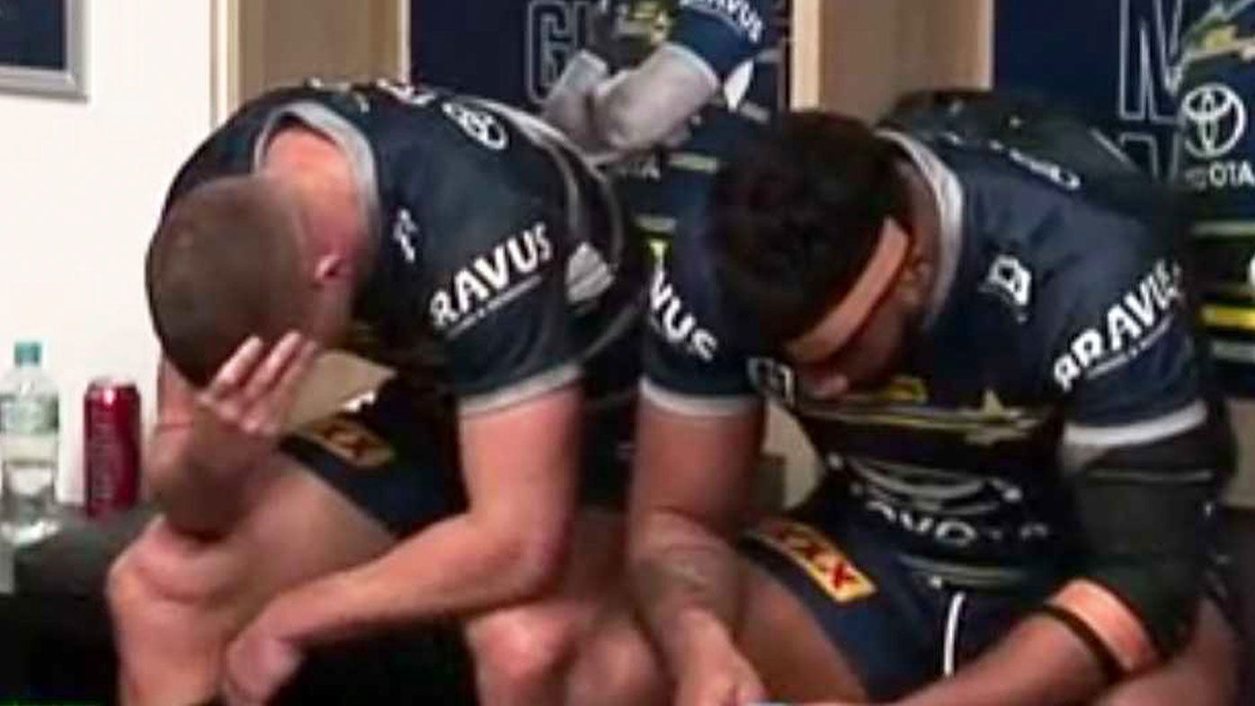 The Cowboys were emotional at full time.