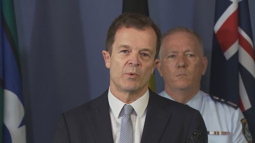NSW Attorney General Mark Speakman announcing major changes to the state's consent laws today.