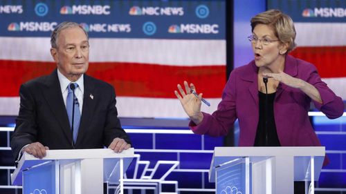 Elizabeth Warren slammed Michael Bloomberg on his sexual harassment lawsuits.