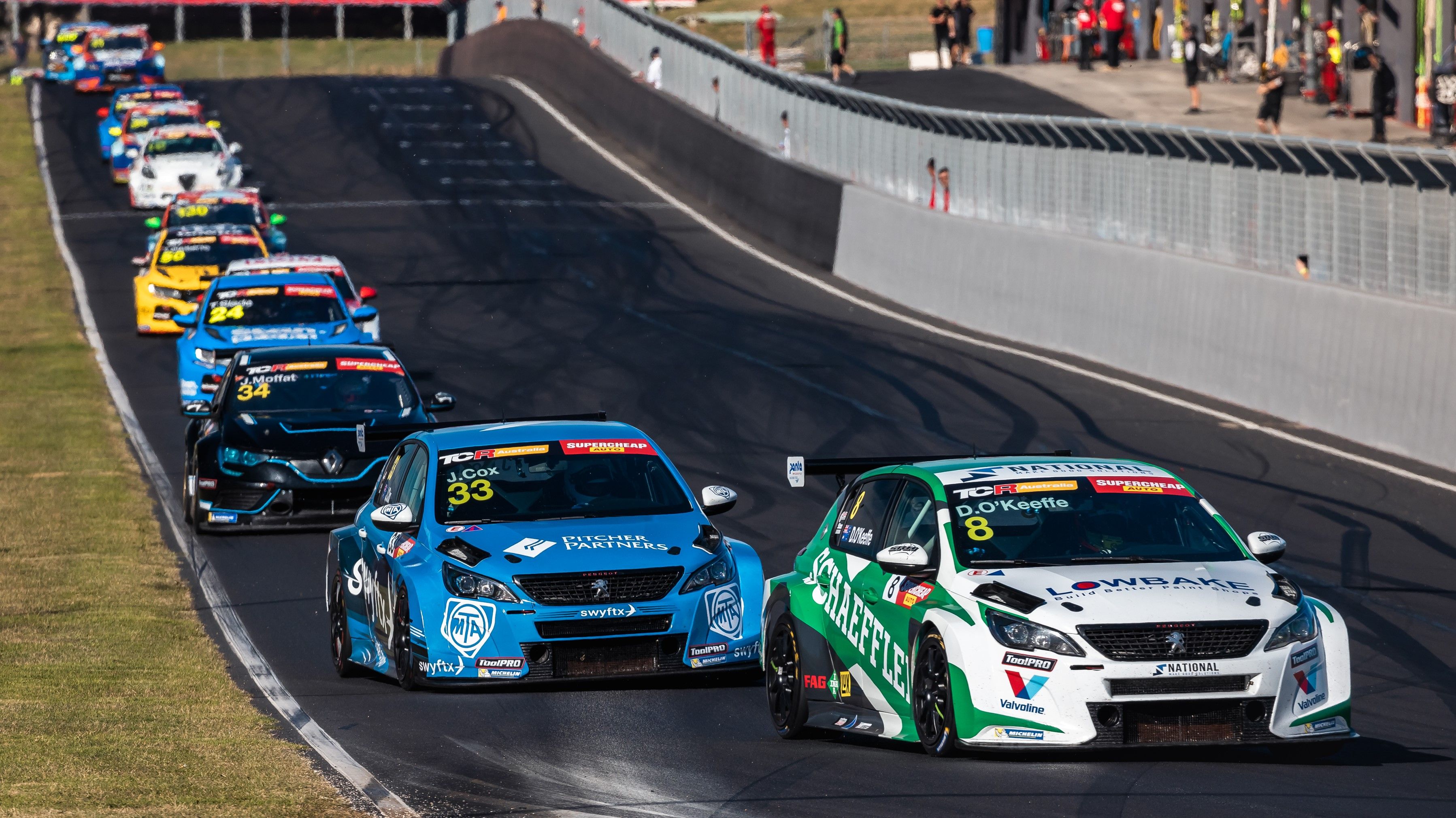 The Garry Rogers Motorsport-led Peugeot fleet were the quickest at Mount Panorama earlier this year.
