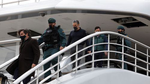Spanish police impounded the superyacht belonging to Russian oligarch Viktor Vekselberg on behalf of US authorities