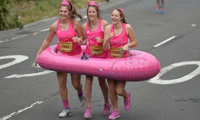 Runners take part in the 2014 City2Surf road race