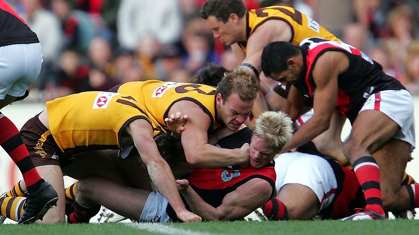 Hawthorn v Essendon Line in the Sand