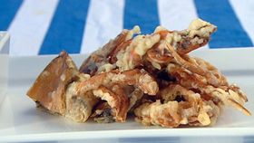 Tempura softshell crab with lime & fish sauce dressing