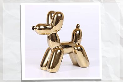 9PR: Ardax Gold Balloon Dog Figurine