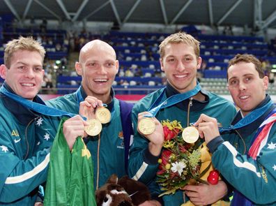 Michael Klim, Sydney Olympics 2000, Todd Pearson, Ian Thorpe and William Kirby