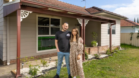 Serehnonn and Dominic Lowe bought their first home during the property boom last year to lock in some certainty after six years of renting in Sydney and in the hopes of starting a family.