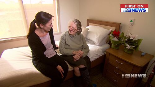 It's hoped the new technology will help nursing home staff during night shift. Picture: 9NEWS