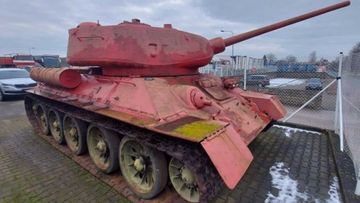 The T-34/85 tank surrendered to police in the Czech Republic.