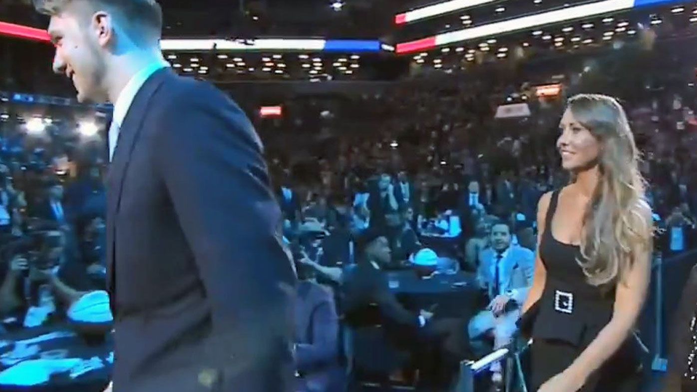 NBA Draft 2018 Luka Doncic supermodel mum steals show