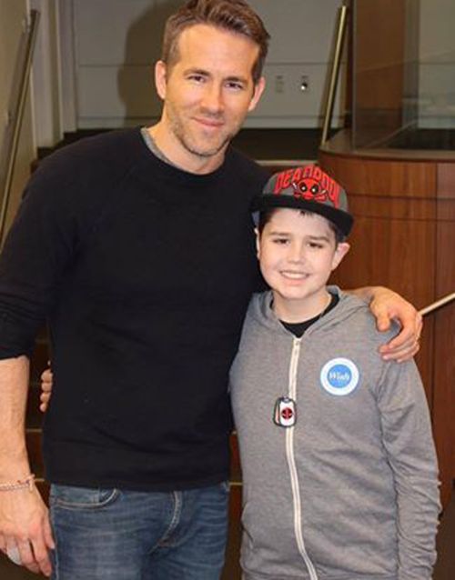 Ryan Reynolds reveals young boy with cancer was the first person to see Deadpool