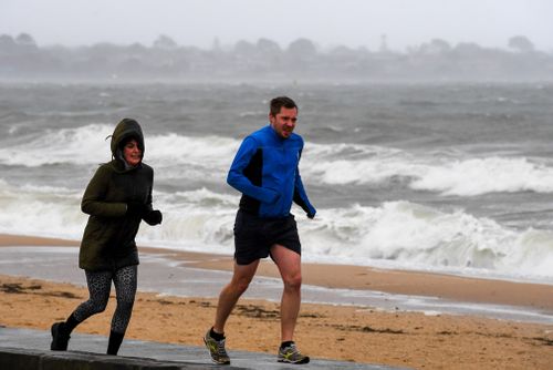 Meteorologists have attributed the glacial weather to an unusually strong front, which also brought sub-zero temperatures to a number of Victorian towns.