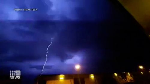 A broad trough produced the impressive lightning display. 