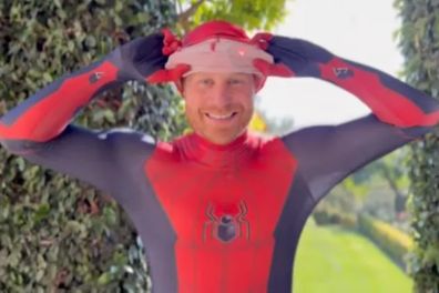 Prince Harry Spiderman costume