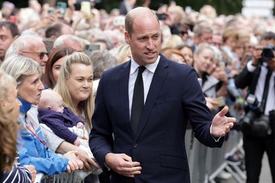 Prince William, Prince of Wales speaks to members of the public at Sandringham on September 15, 2022 in King's Lynn, England 