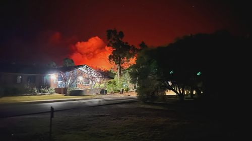 Firefighters in Western Australia's south-west have saved homes and contained an out-of-control bushfire.
